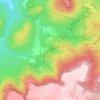 Mapa topográfico Jackeys Marsh, altitude, relevo