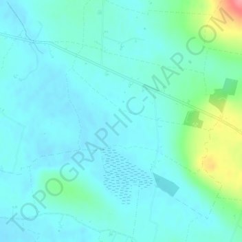 Mapa topográfico Liscoffy (Kelly), altitude, relevo