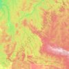 Mapa topográfico Jacareacanga, altitude, relevo