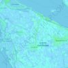 Mapa topográfico Dirksland, altitude, relevo