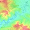Mapa topográfico Chizé, altitude, relevo