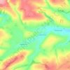 Mapa topográfico Luttons, altitude, relevo