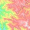 Mapa topográfico Uchumarca, altitude, relevo