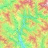 Mapa topográfico Dunda, altitude, relevo