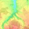 Mapa topográfico Pondaurat, altitude, relevo