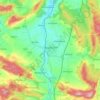 Mapa topográfico Bockenem, altitude, relevo