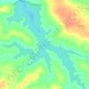 Mapa topográfico Açude Gameleira, altitude, relevo