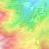 Mapa topográfico Sorio, altitude, relevo