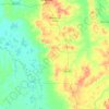 Mapa topográfico Matões do Norte, altitude, relevo