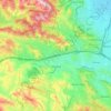 Mapa topográfico Lafayette, altitude, relevo