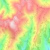 Mapa topográfico Trevélez, altitude, relevo