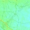 Mapa topográfico Merlara, altitude, relevo