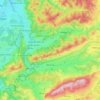 Mapa topográfico Weitnau, altitude, relevo