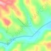 Mapa topográfico Glen Campbell, altitude, relevo