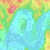 Mapa topográfico Creysse, altitude, relevo