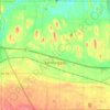 Mapa topográfico Town of Farmington, altitude, relevo