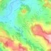 Mapa topográfico Arsac-en-Velay, altitude, relevo