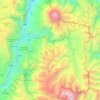 Mapa topográfico Penipe, altitude, relevo