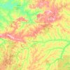 Mapa topográfico Marcelândia, altitude, relevo