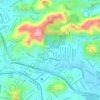 Mapa topográfico Engenho da Rainha, altitude, relevo