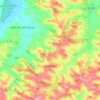 Mapa topográfico Pellefigue, altitude, relevo
