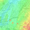 Mapa topográfico Rivière Yamaska, altitude, relevo