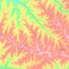 Mapa topográfico Mato Grande, altitude, relevo