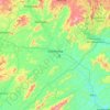 Mapa topográfico Itaperuna, altitude, relevo