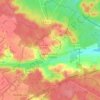 Mapa topográfico Saint-Arnoult-en-Yvelines, altitude, relevo