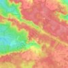 Mapa topográfico Saint-Léger-en-Yvelines, altitude, relevo