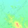 Mapa topográfico Canton Baures, altitude, relevo