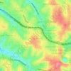 Mapa topográfico Artur Alvim, altitude, relevo