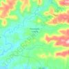 Mapa topográfico Presidente Lucena, altitude, relevo