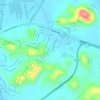 Mapa topográfico Itaville, altitude, relevo