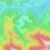 Mapa topográfico Augirein, altitude, relevo