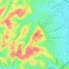 Mapa topográfico Vila Medeiros, altitude, relevo