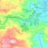 Mapa topográfico Passagem de Mariana, altitude, relevo