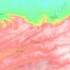 Mapa topográfico Cristópolis, altitude, relevo