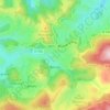 Mapa topográfico Berlats, altitude, relevo