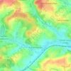 Mapa topográfico Kutzenhausen, altitude, relevo