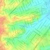 Mapa topográfico Lindóia, altitude, relevo