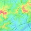 Mapa topográfico Paddington, altitude, relevo