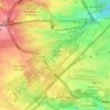 Mapa topográfico Campamento, altitude, relevo