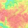 Mapa topográfico Milizac-Guipronvel, altitude, relevo