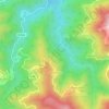 Mapa topográfico Rapaggio, altitude, relevo