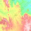 Mapa topográfico Tanque Novo, altitude, relevo
