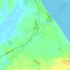 Mapa topográfico Hollym, altitude, relevo