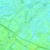 Mapa topográfico Bekasi Jaya, altitude, relevo