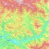 Mapa topográfico Karsog, altitude, relevo