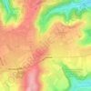 Mapa topográfico Biesingen, altitude, relevo